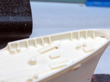 Yankee Modelworks USS Boston OOB forecastle