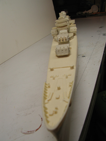 Yankee Modelworks USS Boston deckhouse comparison